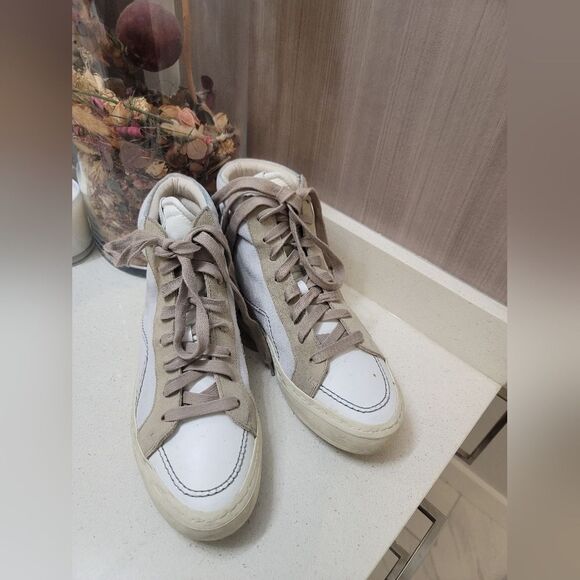 Rhude V1 Hi- White/grey Suede Hightop Sneakers Size 11 Men's